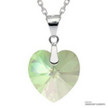 Xilion Luminous Green Heart Pendant Made With SWAROVSKI Elements